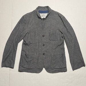 Gloster Permanent Clothing Gray Lightweight Blazer Designed in Japan Minimal  LG